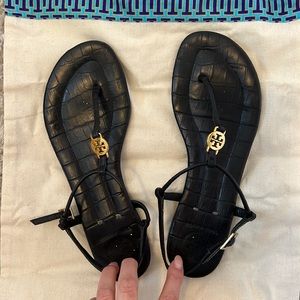 Black Tory Burch sandals